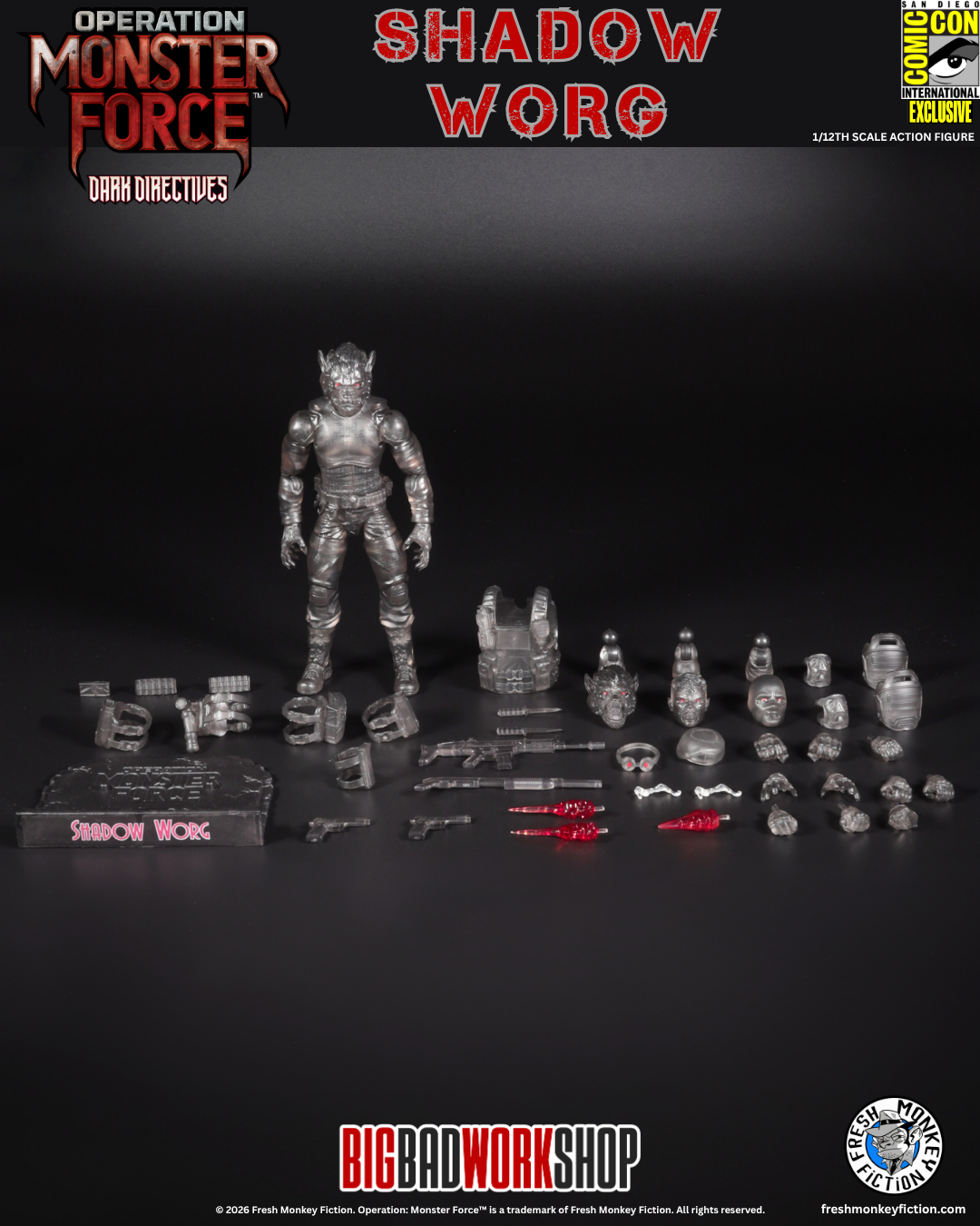 Operation: Monster Force Dark Directives Shadow Worg 1/12 Scale SDCC 2026 Exclusive Action Figure Gallery Image 8