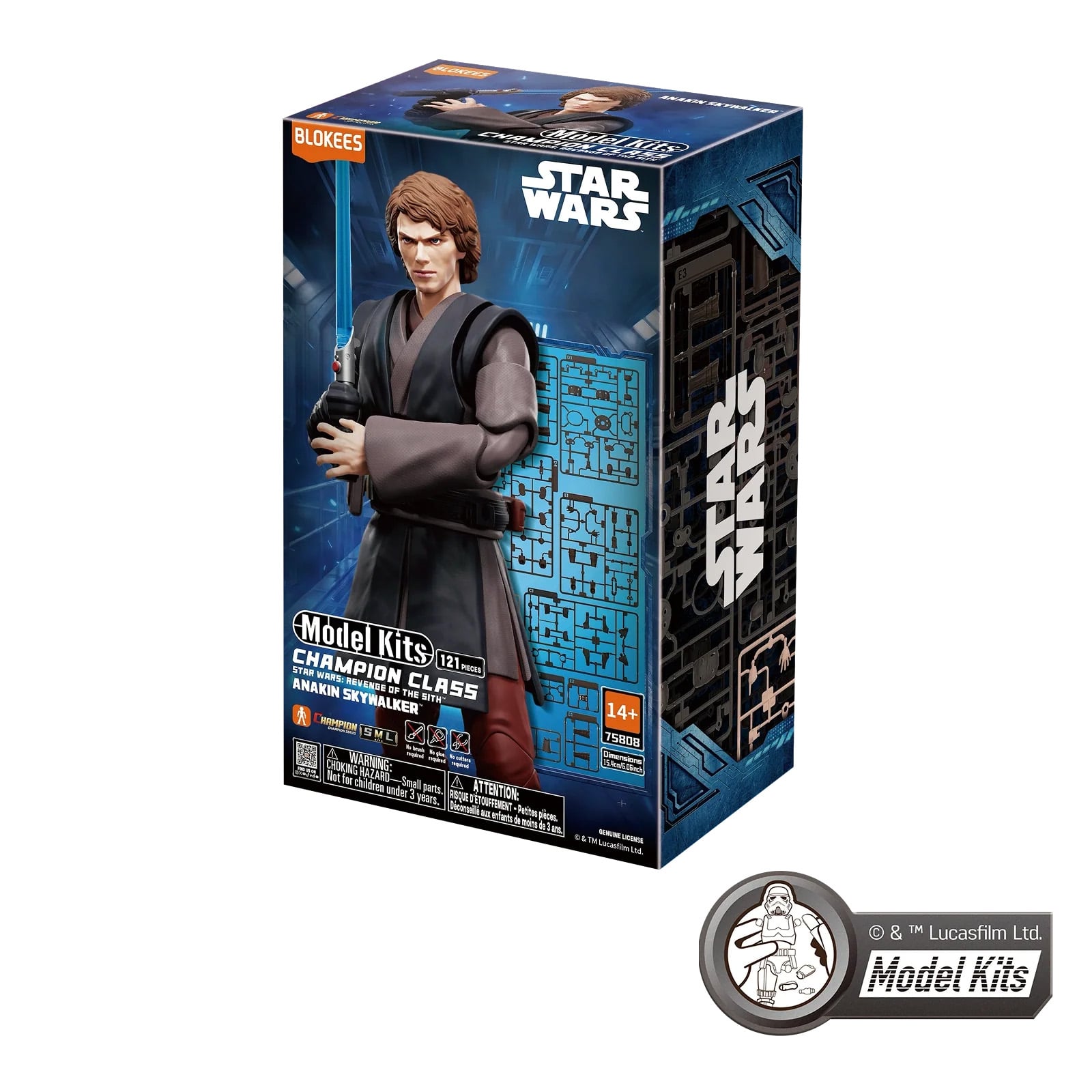 Star Wars: Revenge of the Sith Champion Class CC08 Anakin Skywalker Model Kit Gallery Image 9