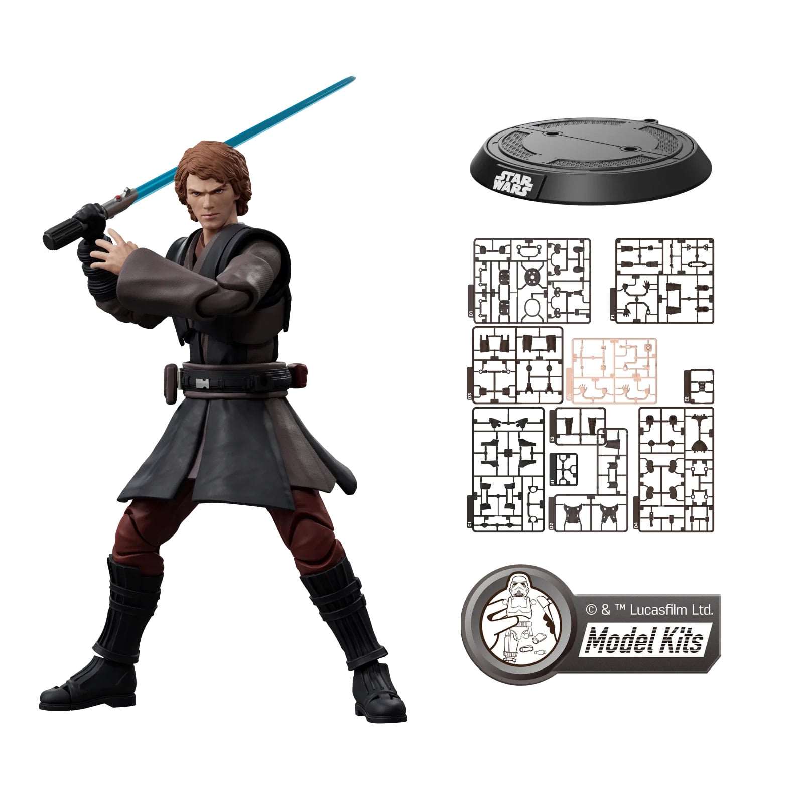 Star Wars: Revenge of the Sith Champion Class CC08 Anakin Skywalker Model Kit Gallery Image 8