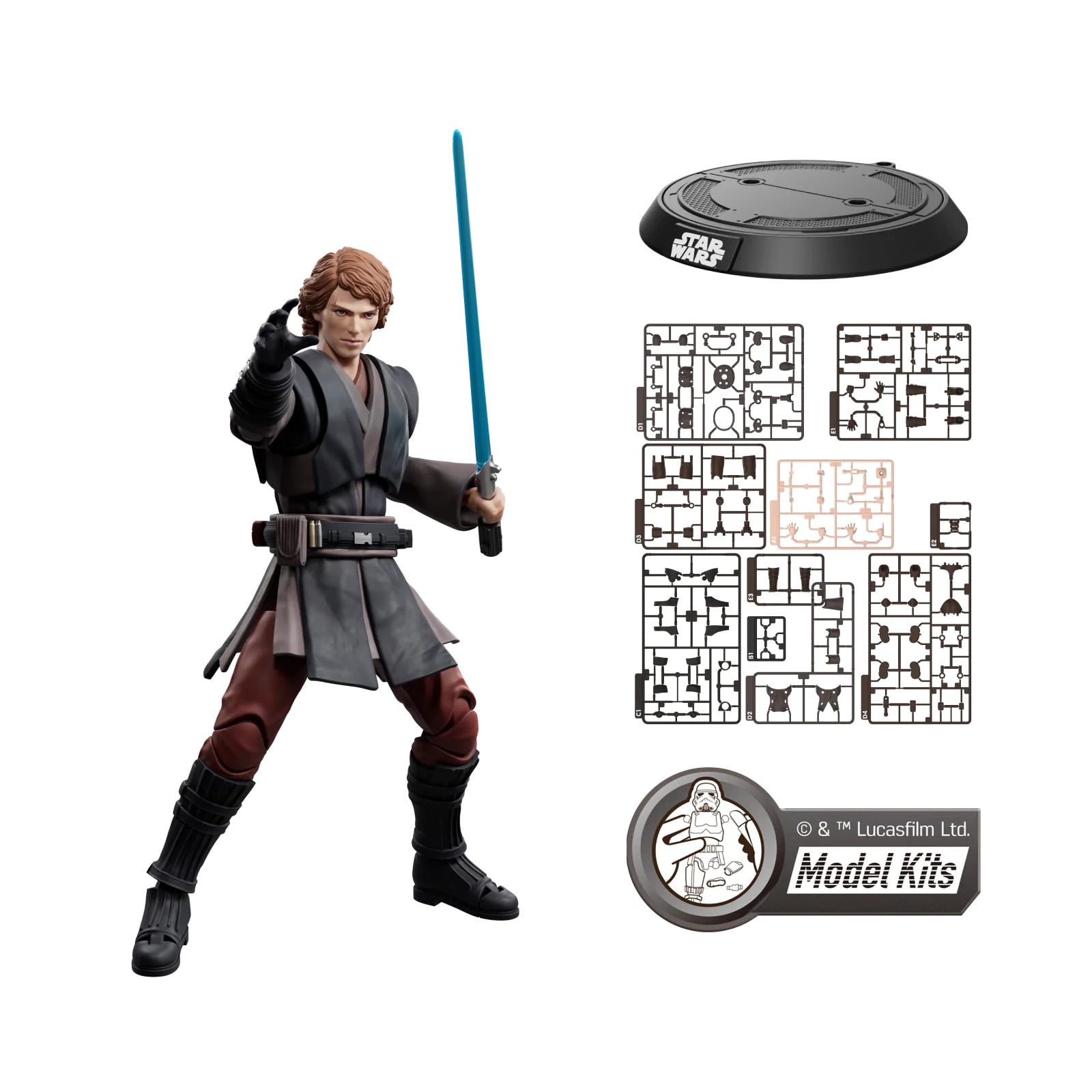Star Wars: Revenge of the Sith Champion Class CC08 Anakin Skywalker Model Kit Gallery Image 5