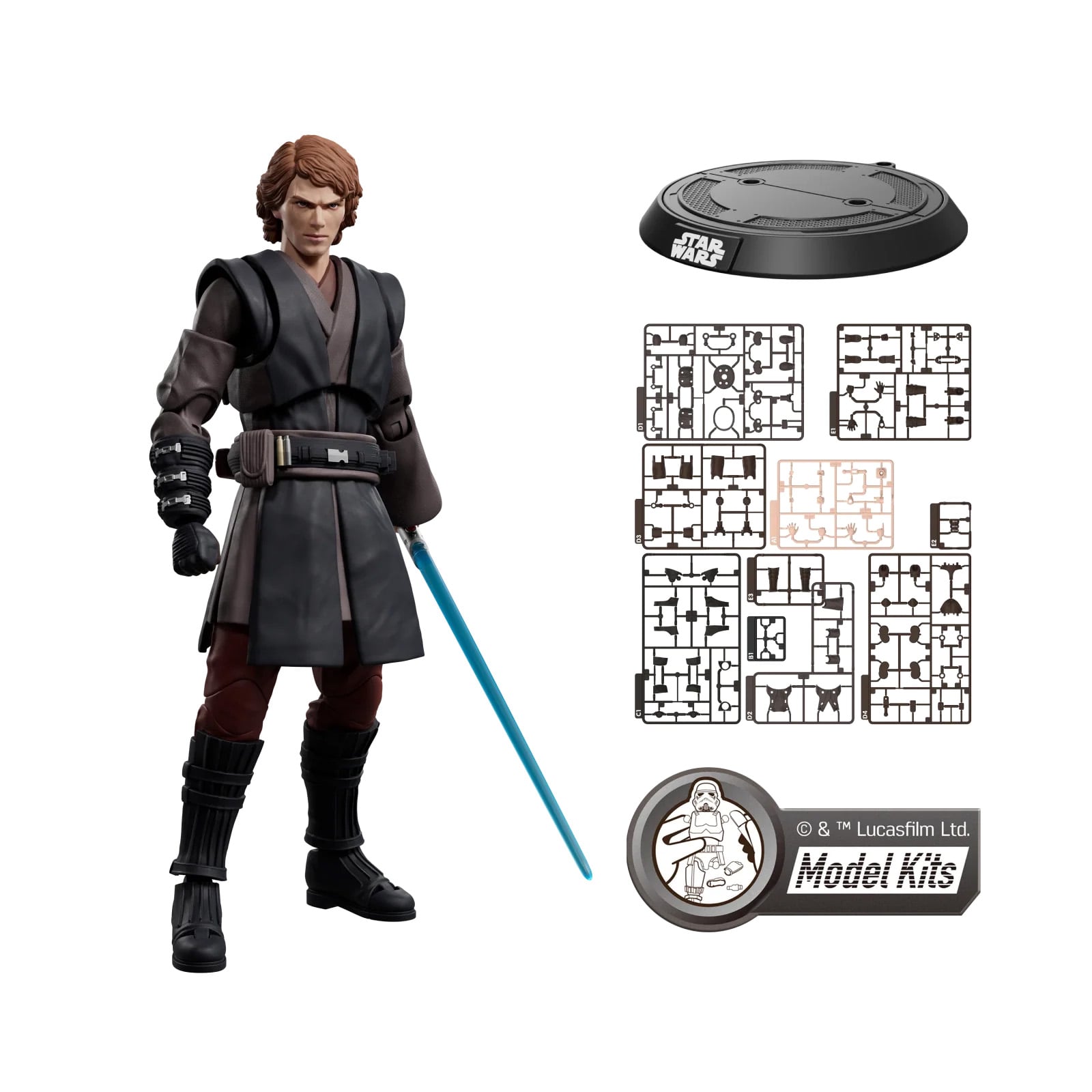 Star Wars: Revenge of the Sith Champion Class CC08 Anakin Skywalker Model Kit Gallery Image 4