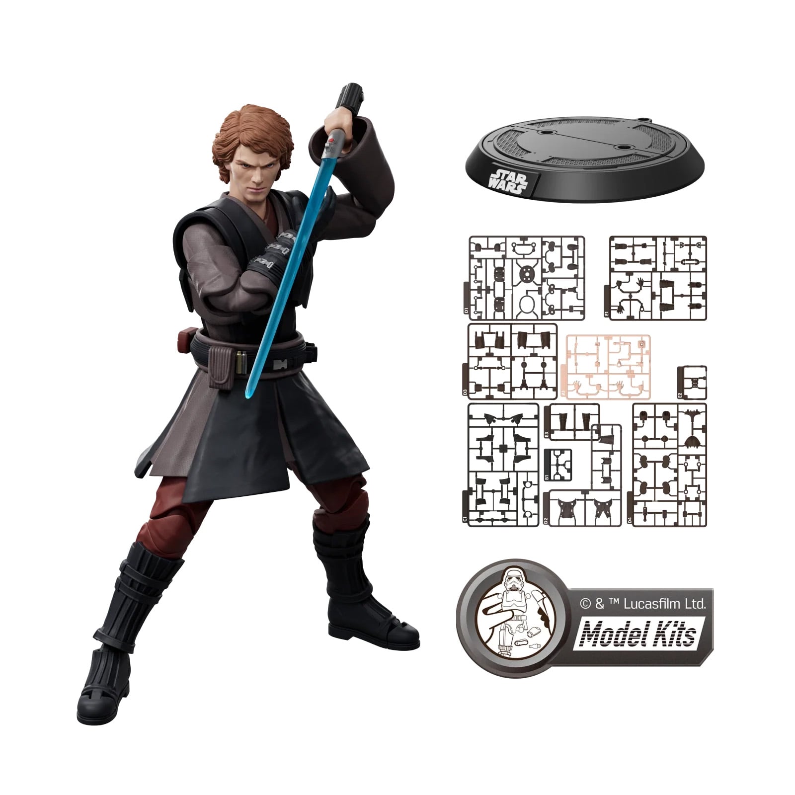 Star Wars: Revenge of the Sith Champion Class CC08 Anakin Skywalker Model Kit Gallery Image 3