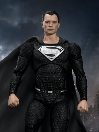 Justice League Dynamic 8ction Heroes DAH-108 Superman (Black Suit) SDCC 2026 Exclusive Action Figure Gallery Image 2
