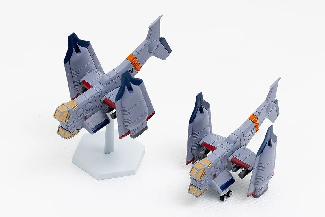 Rebuild of Evangelion SYUTO Tiny Scale UNAF Close Air Support VTOL Aircraft YAGR-3B 1/350 Scale Model Kit Gallery Image 3