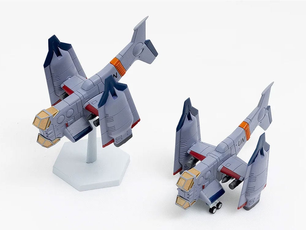 Rebuild of Evangelion SYUTO Tiny Scale UNAF Close Air Support VTOL Aircraft YAGR-3B 1/350 Scale Model Kit Gallery Image 1