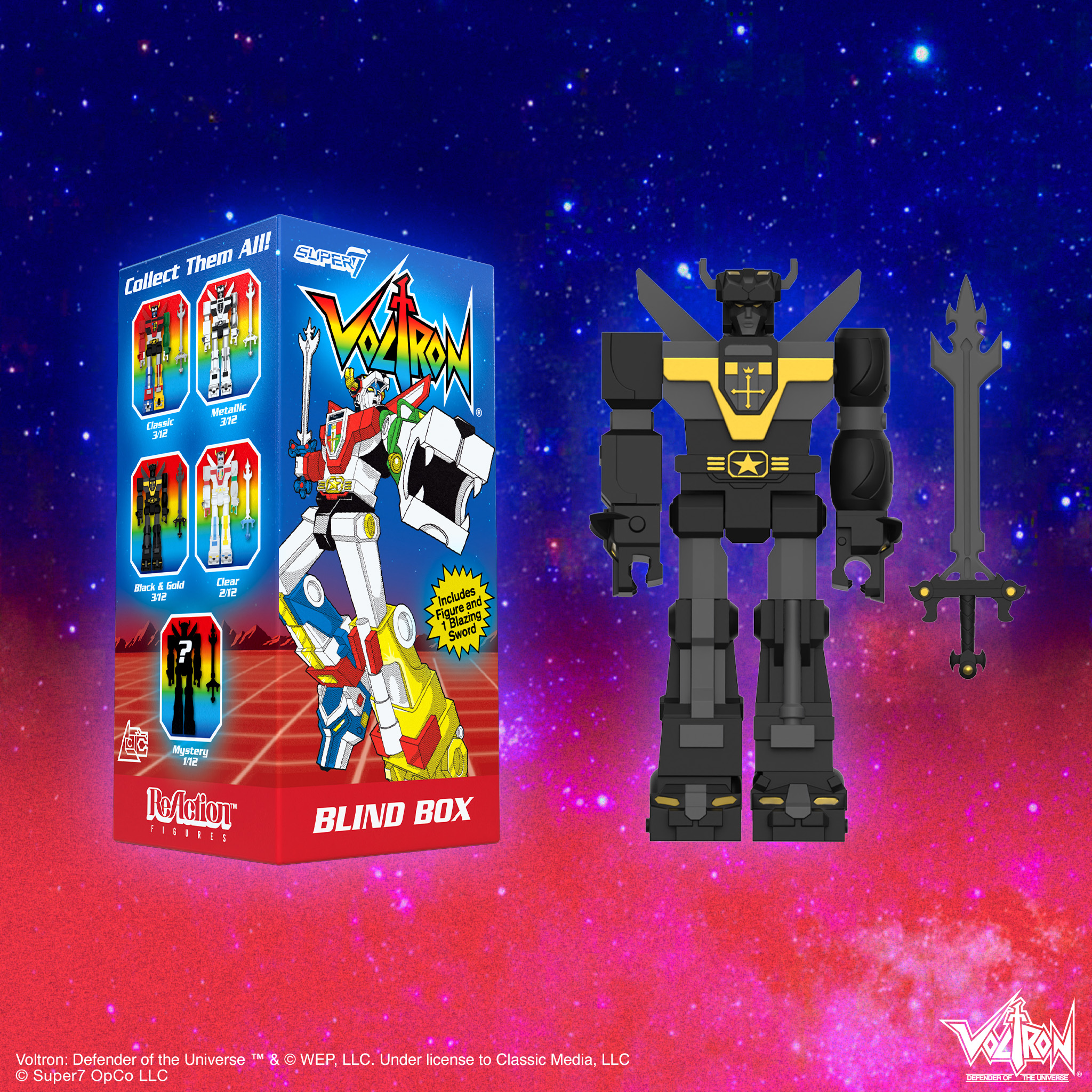 Voltron ReAction Box of 12 Random Figures Gallery Image 7