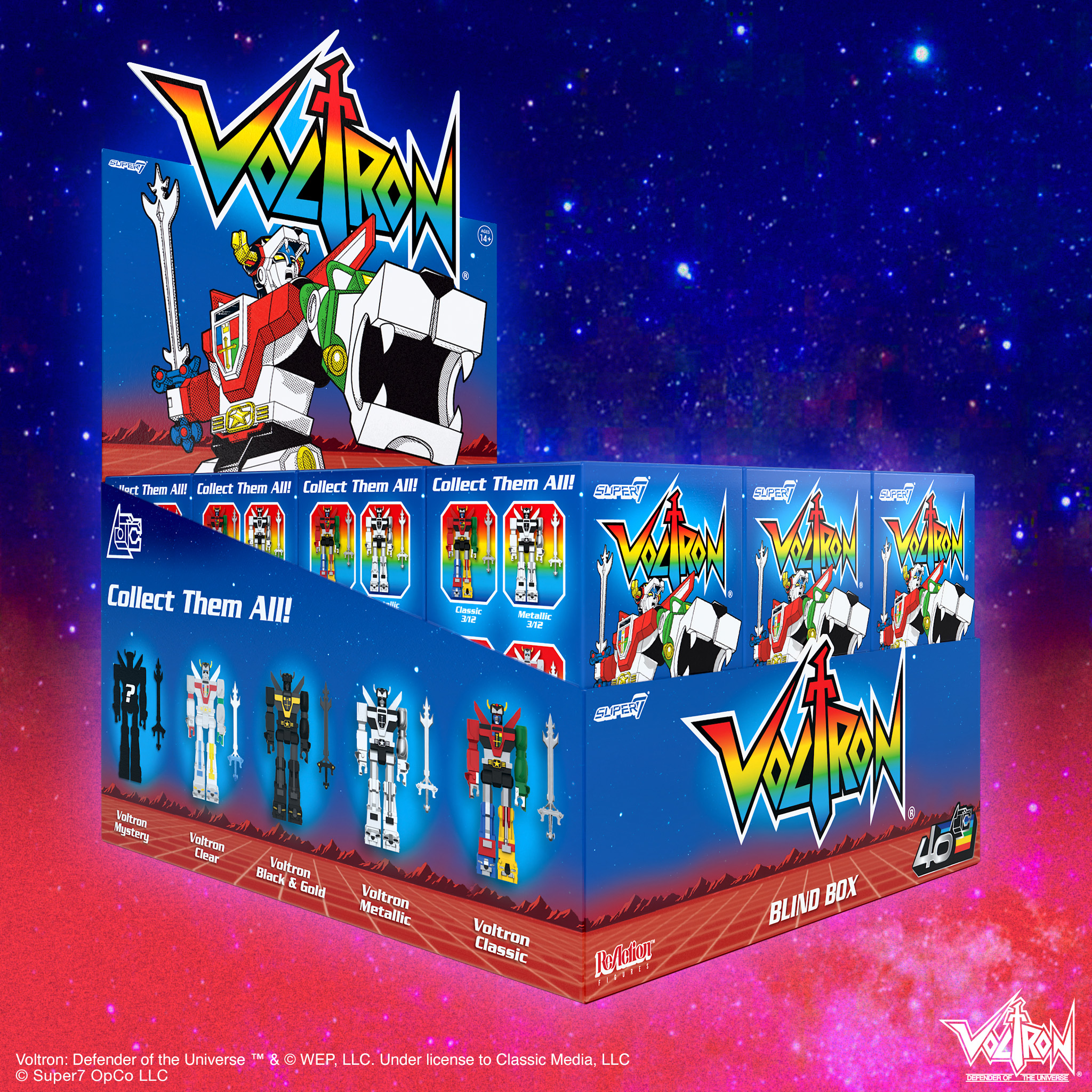 Voltron ReAction Box of 12 Random Figures Gallery Image 11