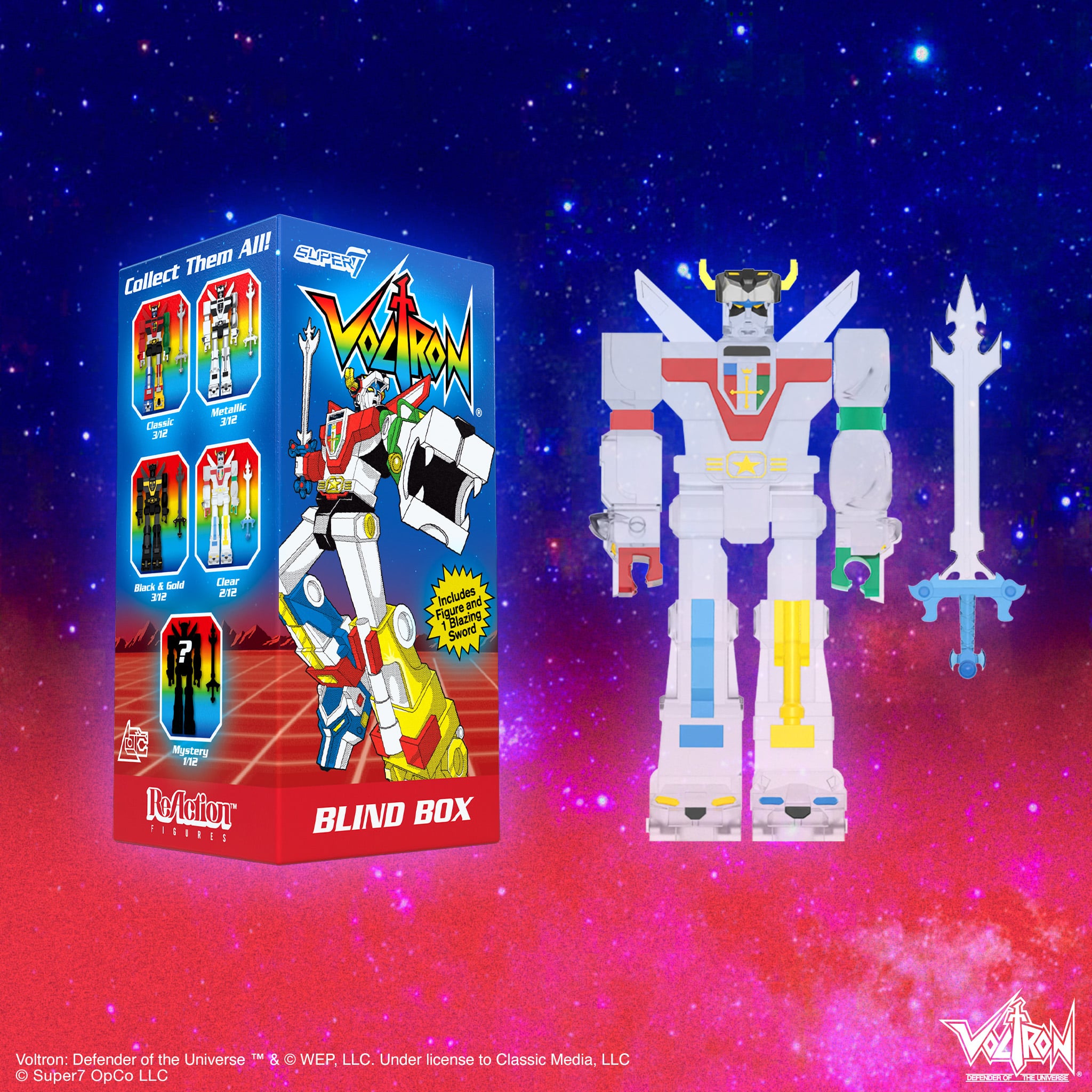 Voltron ReAction Box of 12 Random Figures Gallery Image 5