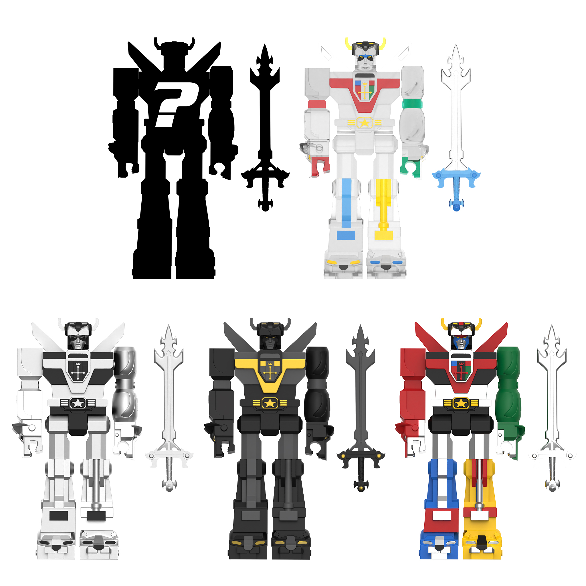 Voltron ReAction Box of 12 Random Figures Gallery Image 4