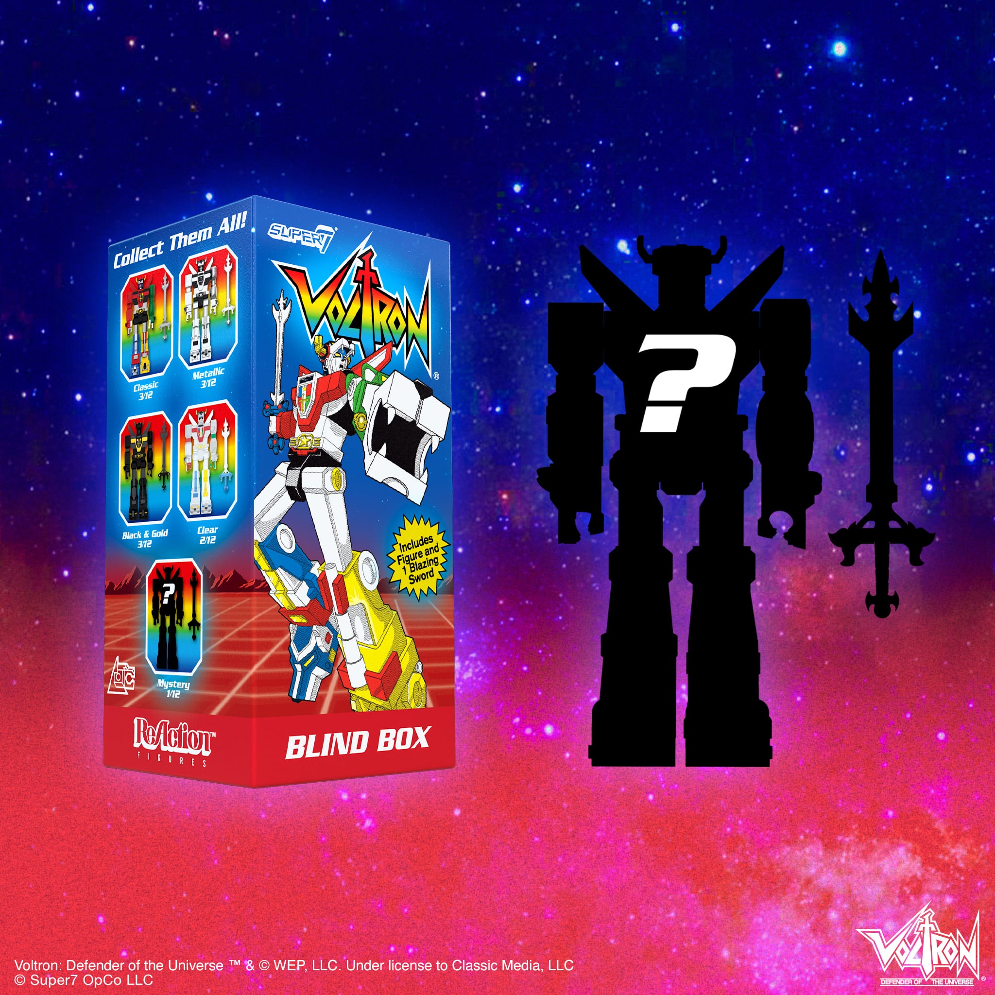 Voltron ReAction Box of 12 Random Figures Gallery Image 9