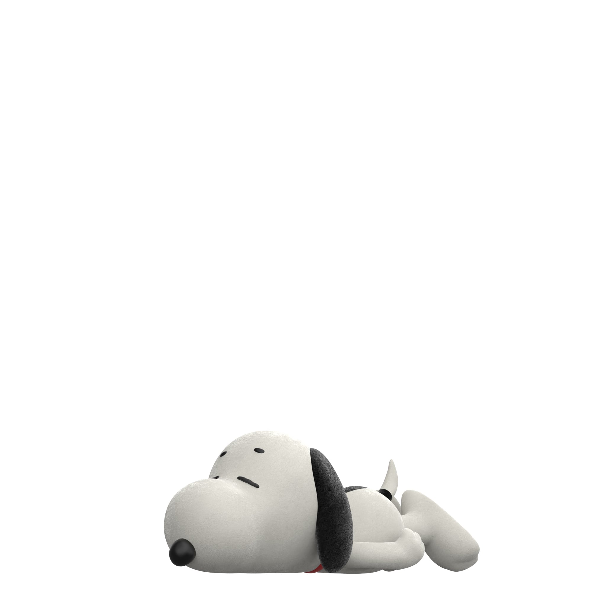 Peanuts ReAction Sleeping Snoopy (Flocked) Action Figure Gallery Image 6