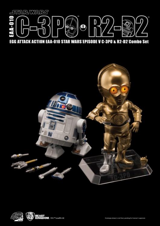 Star Wars Egg Attack Action EAA-010 C-3PO & R2-D2 (Empire Strikes Back) Gallery Image 5