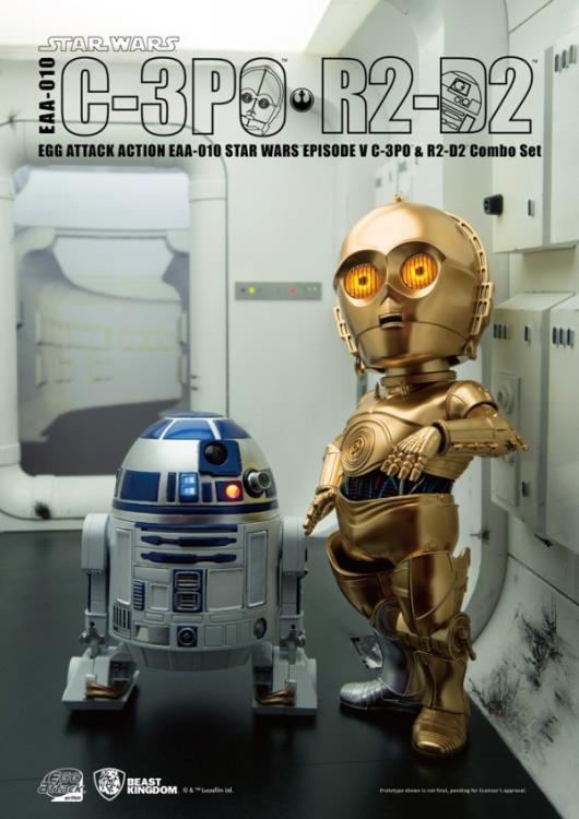 Star Wars Egg Attack Action EAA-010 C-3PO & R2-D2 (Empire Strikes Back) Gallery Image 3