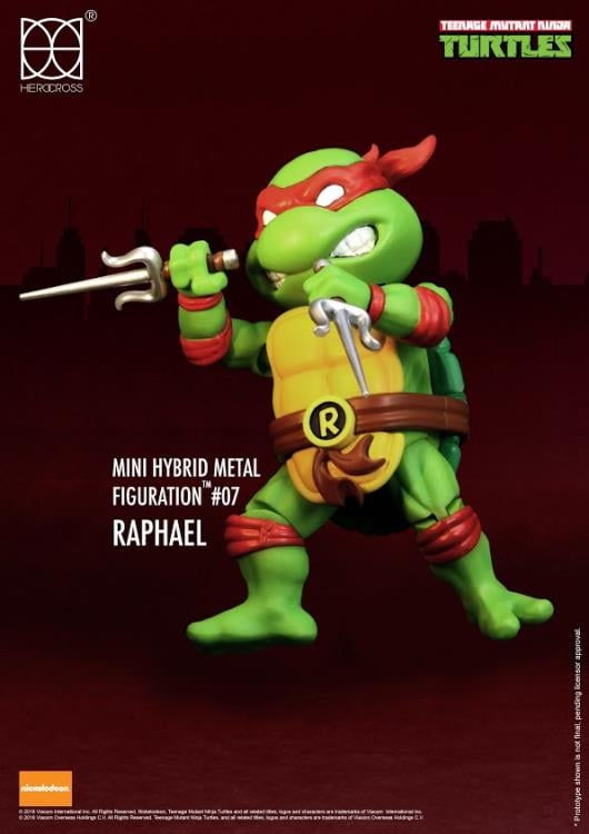Teenage Mutant Ninja Turtles Hybrid Metal Figuration Set of 4 Mini-Figures Gallery Image 5