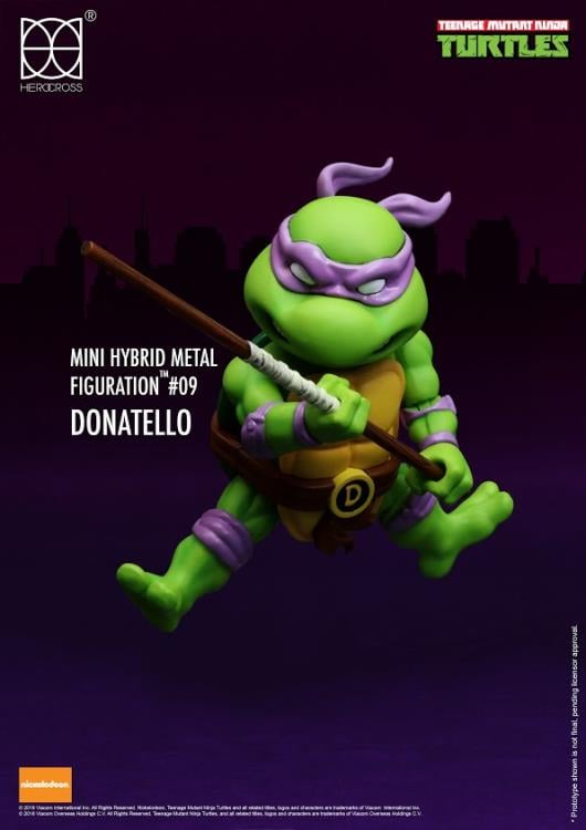 Teenage Mutant Ninja Turtles Hybrid Metal Figuration Set of 4 Mini-Figures Gallery Image 10