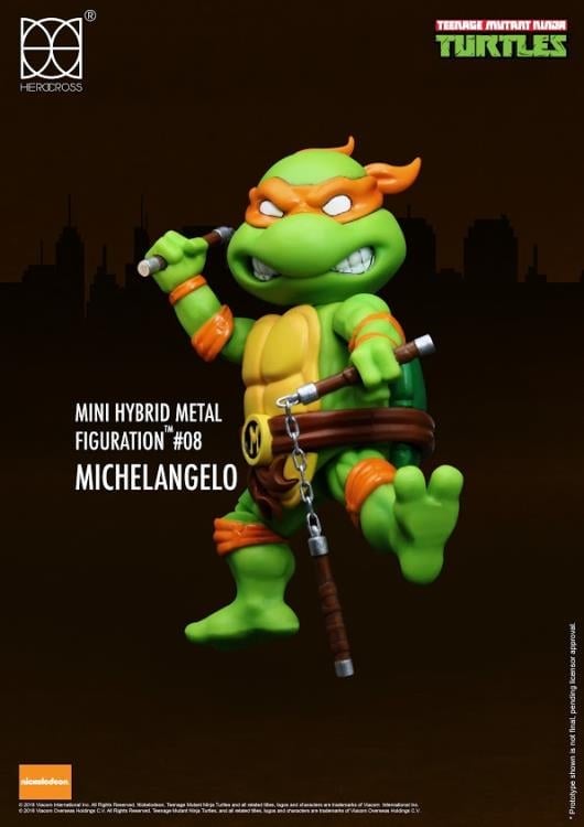 Teenage Mutant Ninja Turtles Hybrid Metal Figuration Set of 4 Mini-Figures Gallery Image 8