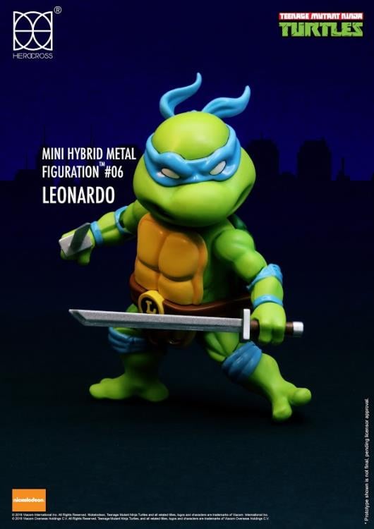 Teenage Mutant Ninja Turtles Hybrid Metal Figuration Set of 4 Mini-Figures Gallery Image 3