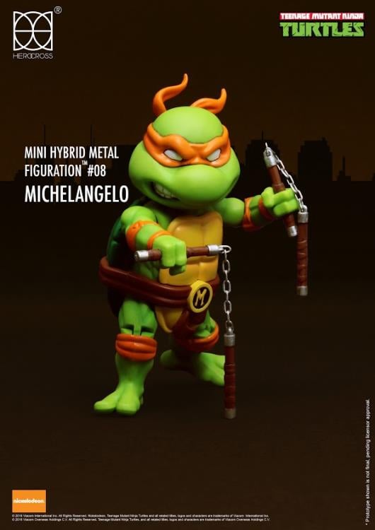Teenage Mutant Ninja Turtles Hybrid Metal Figuration Set of 4 Mini-Figures Gallery Image 7