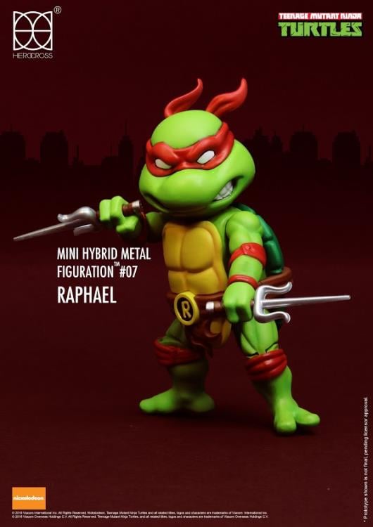 Teenage Mutant Ninja Turtles Hybrid Metal Figuration Set of 4 Mini-Figures Gallery Image 6