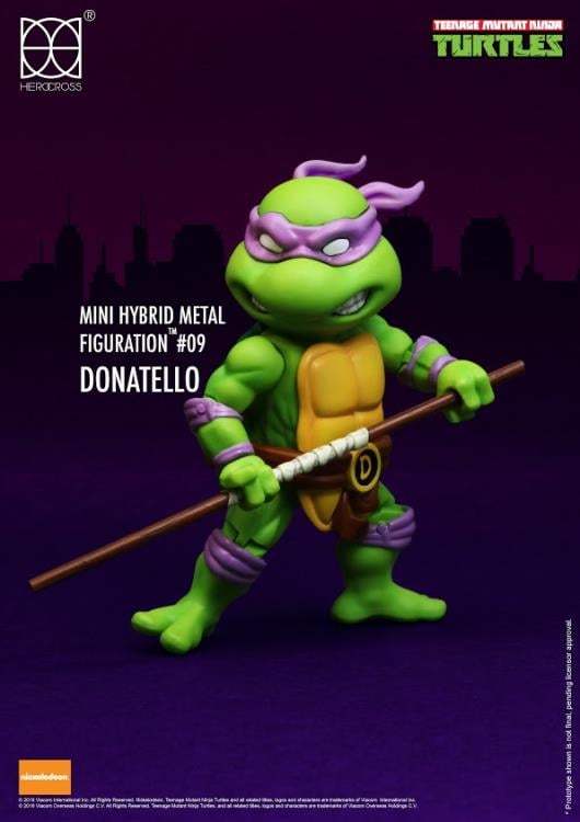Teenage Mutant Ninja Turtles Hybrid Metal Figuration Set of 4 Mini-Figures Gallery Image 9