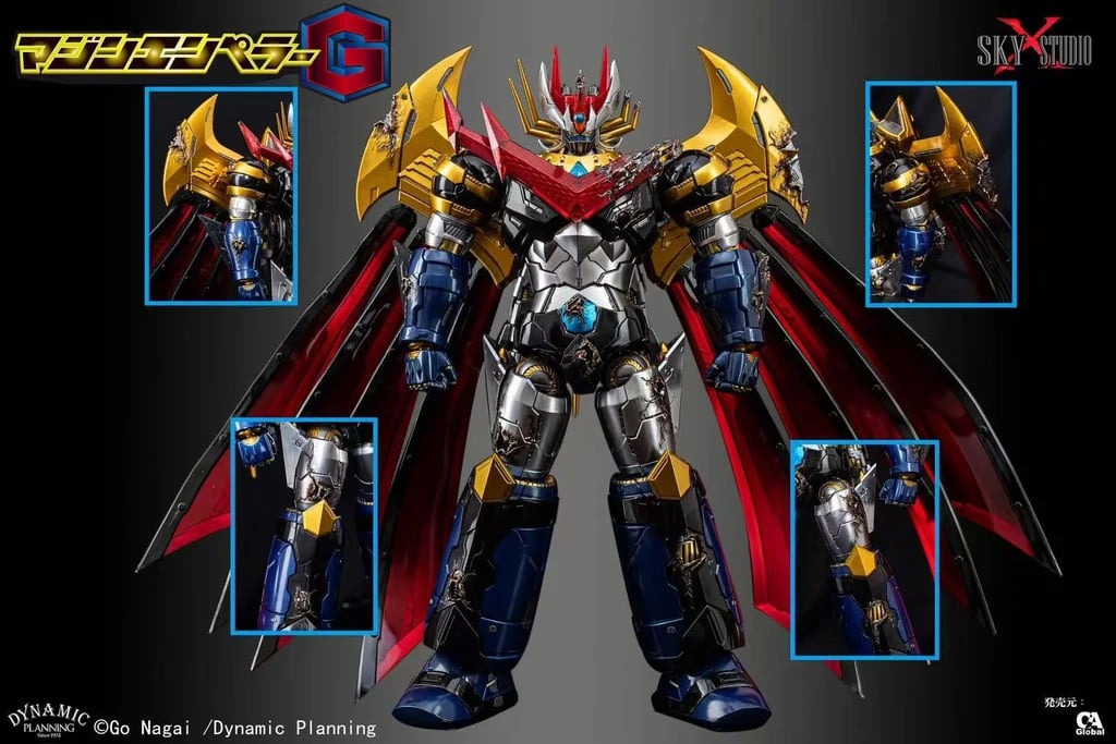 Super Robot Wars OG: Original Generation Mazin Emperor G with Upgrade Kit Action Figure Set Gallery Image 35