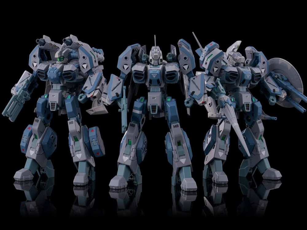 Genesis Climber Mospeada Toyrise AFC-01X Legioss Omega, Delta and Alpha "SKUNKs" Tactical Three Figure Pack Gallery Image 1