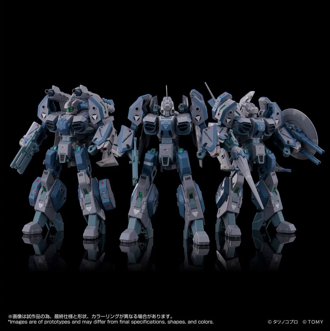 Genesis Climber Mospeada Toyrise AFC-01X Legioss Omega, Delta and Alpha "SKUNKs" Tactical Three Figure Pack Gallery Image 3