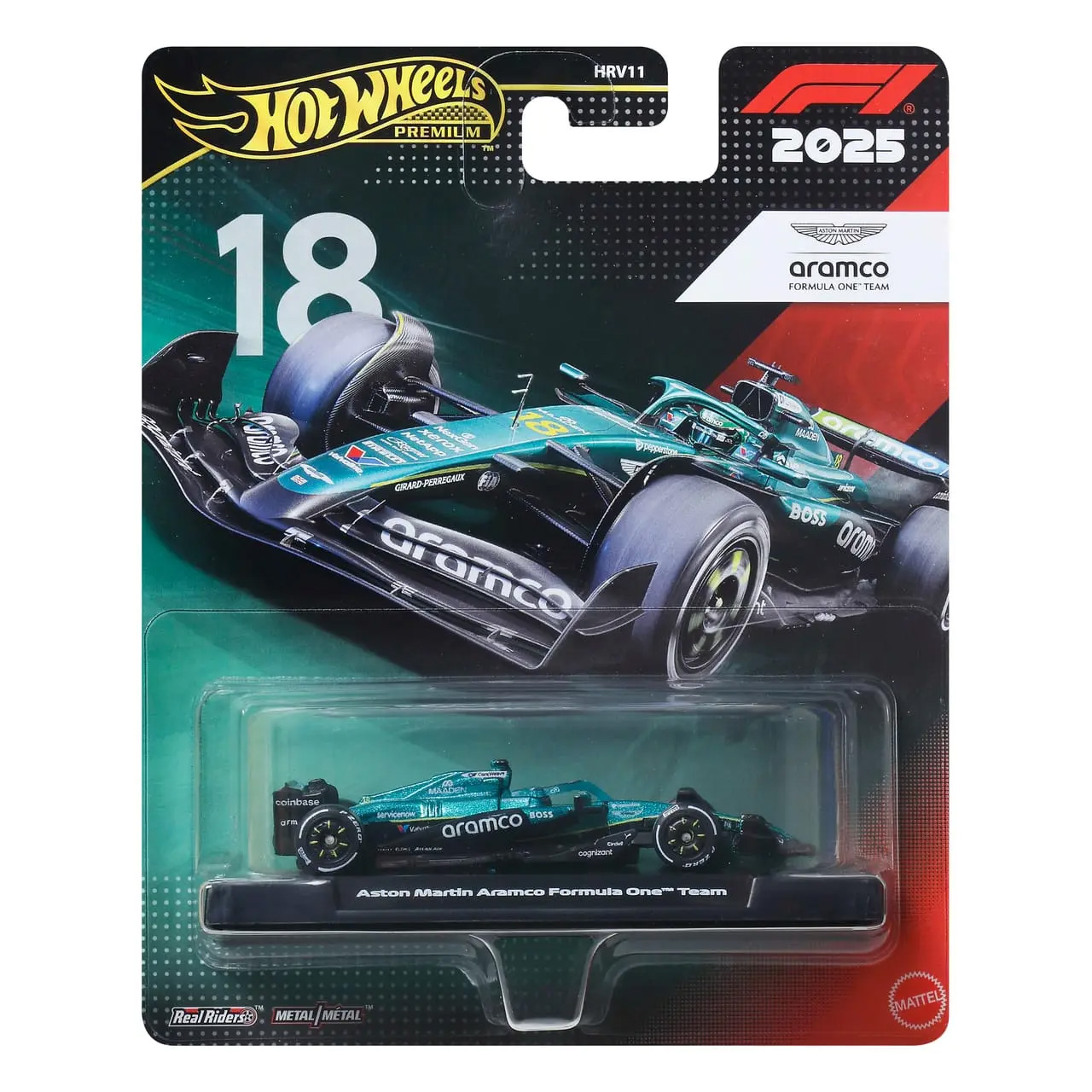 ホットウィール formula F1 2025 6種類 フェラーリ アストン Hot Wheels Premium Formula 1 2025 Aston Martin Formula One Team