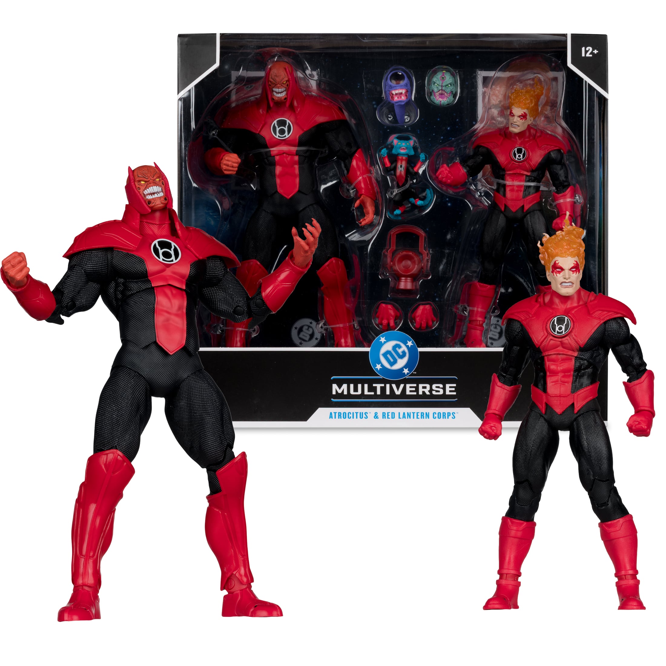 Green Lantern DC Multiverse Atrocitus & Red Lantern Corps Action Figure Two-Pack Gallery Image 9