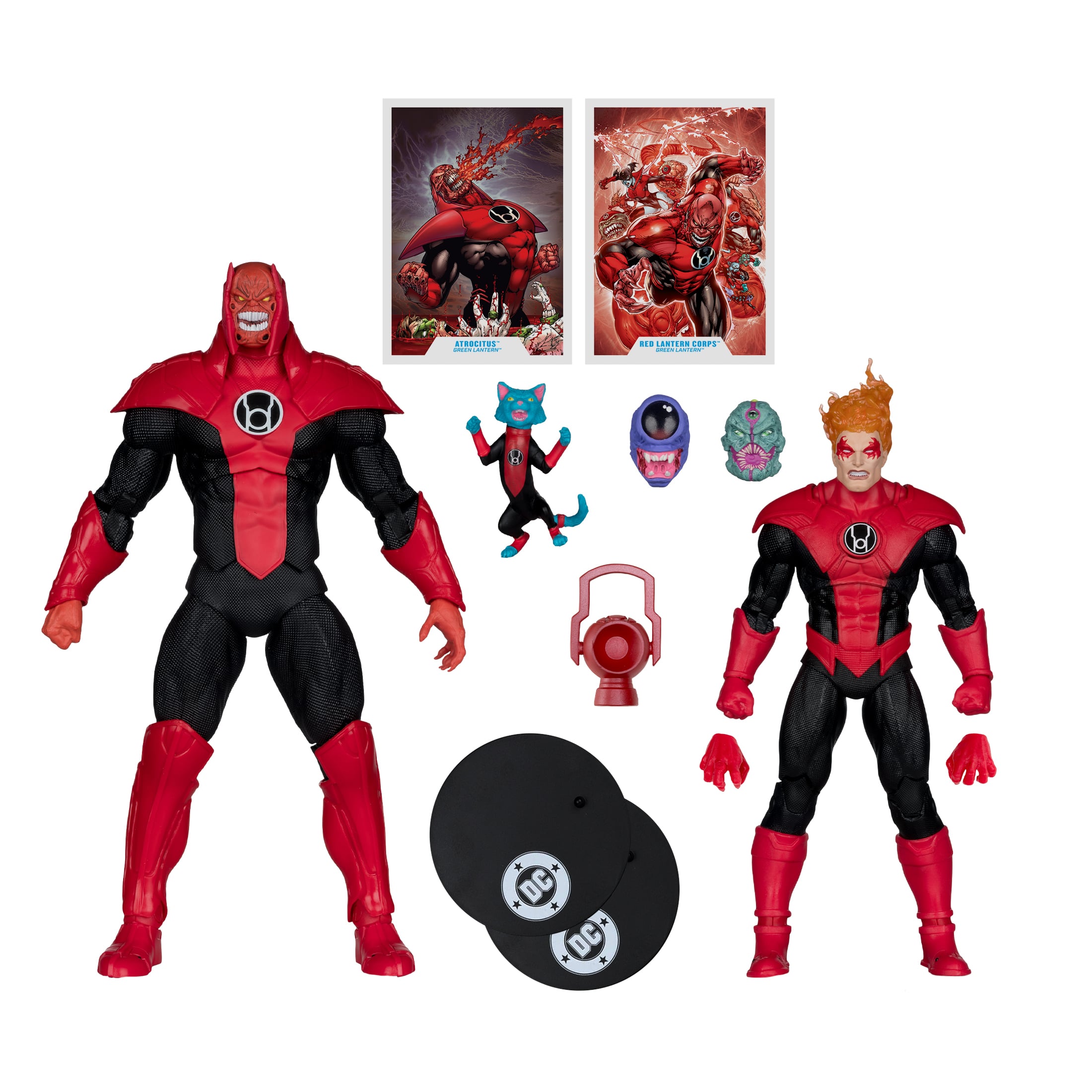 Green Lantern DC Multiverse Atrocitus & Red Lantern Corps Action Figure Two-Pack Gallery Image 8