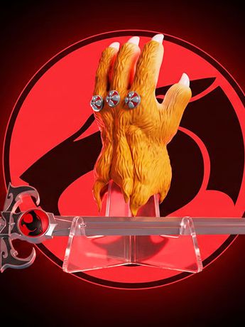 Image of ThunderCats Lion-O's Sword of Omens and Glove Collectible Replica Set