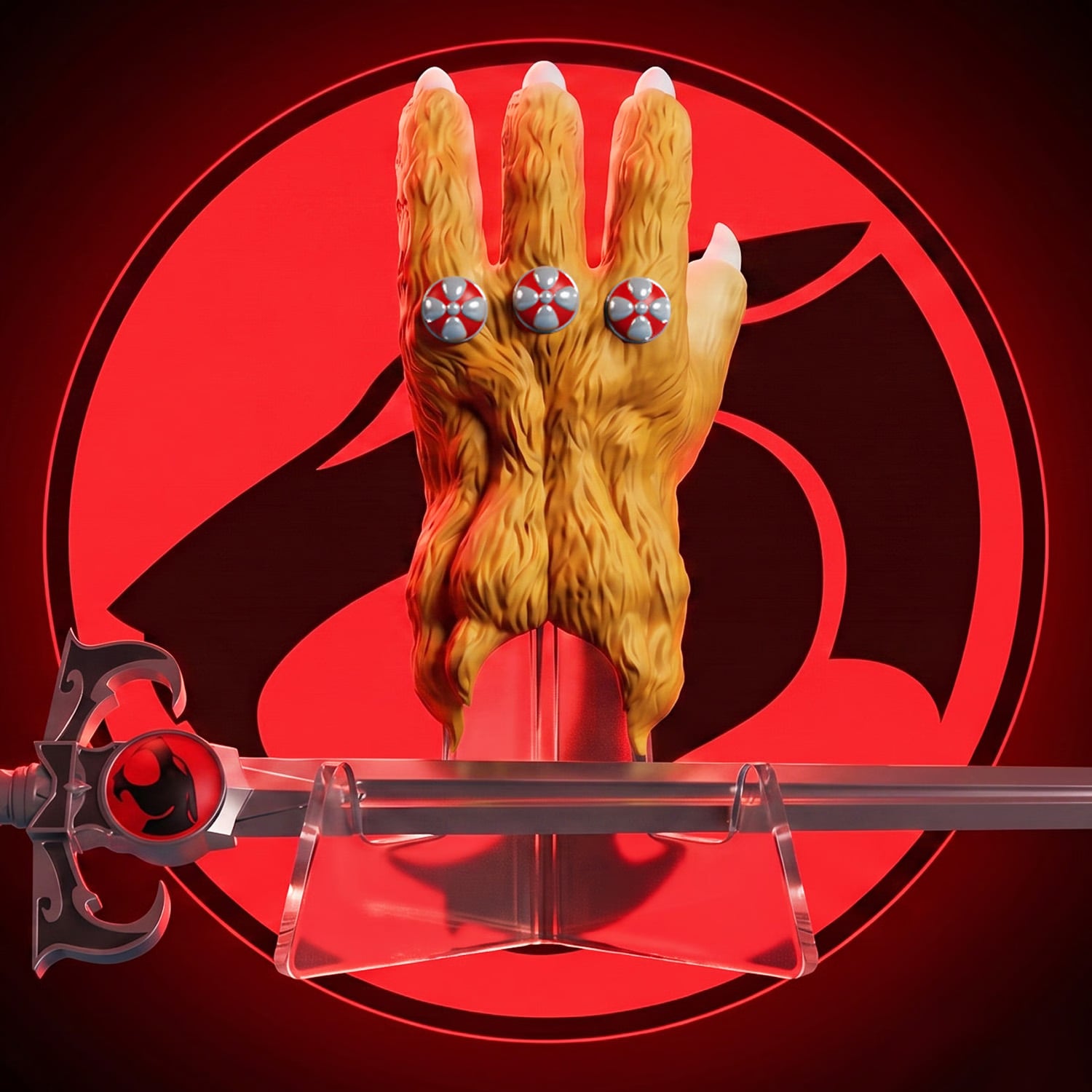 ThunderCats Lion-O's Sword of Omens and Glove Collectible Replica Set Gallery Image 4