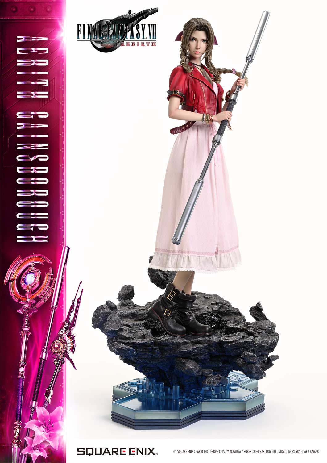 Final Fantasy VII Rebirth Square Enix Masterline Aerith Gainsborough 1/4 Scale Statue Gallery Image 5