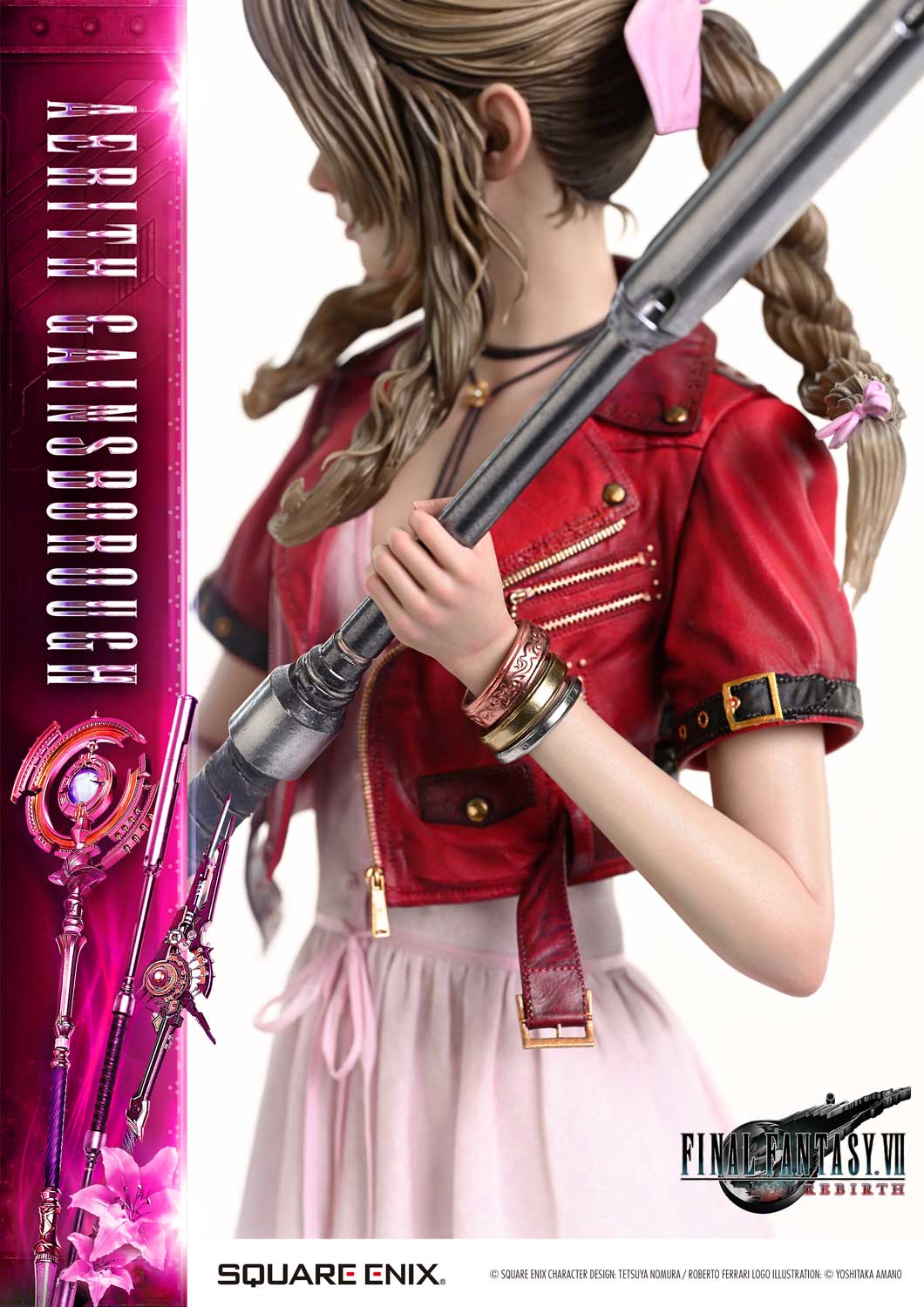Final Fantasy VII Rebirth Square Enix Masterline Aerith Gainsborough 1/4 Scale Statue Gallery Image 15