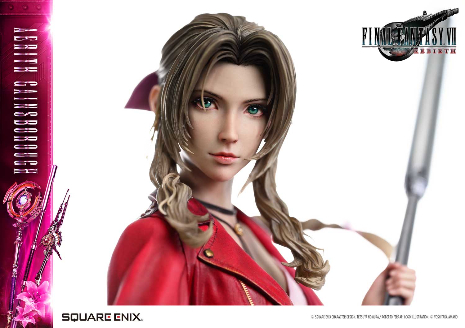 Final Fantasy VII Rebirth Square Enix Masterline Aerith Gainsborough 1/4 Scale Statue Gallery Image 22