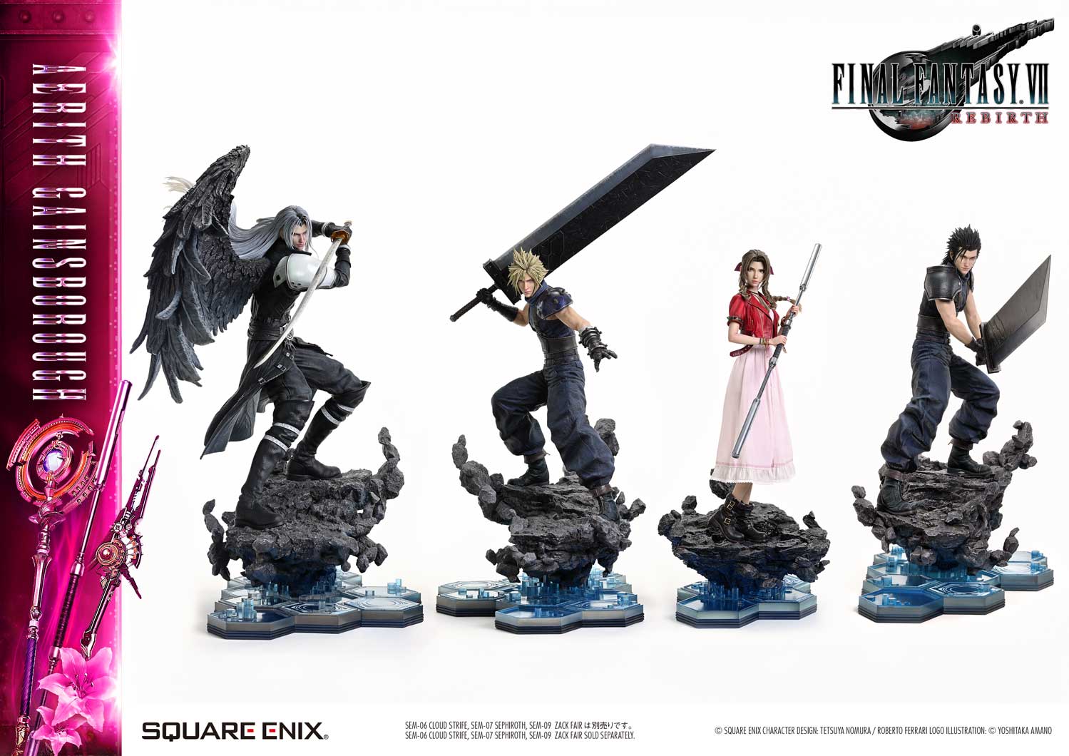 Final Fantasy VII Rebirth Square Enix Masterline Aerith Gainsborough 1/4 Scale Statue Gallery Image 31