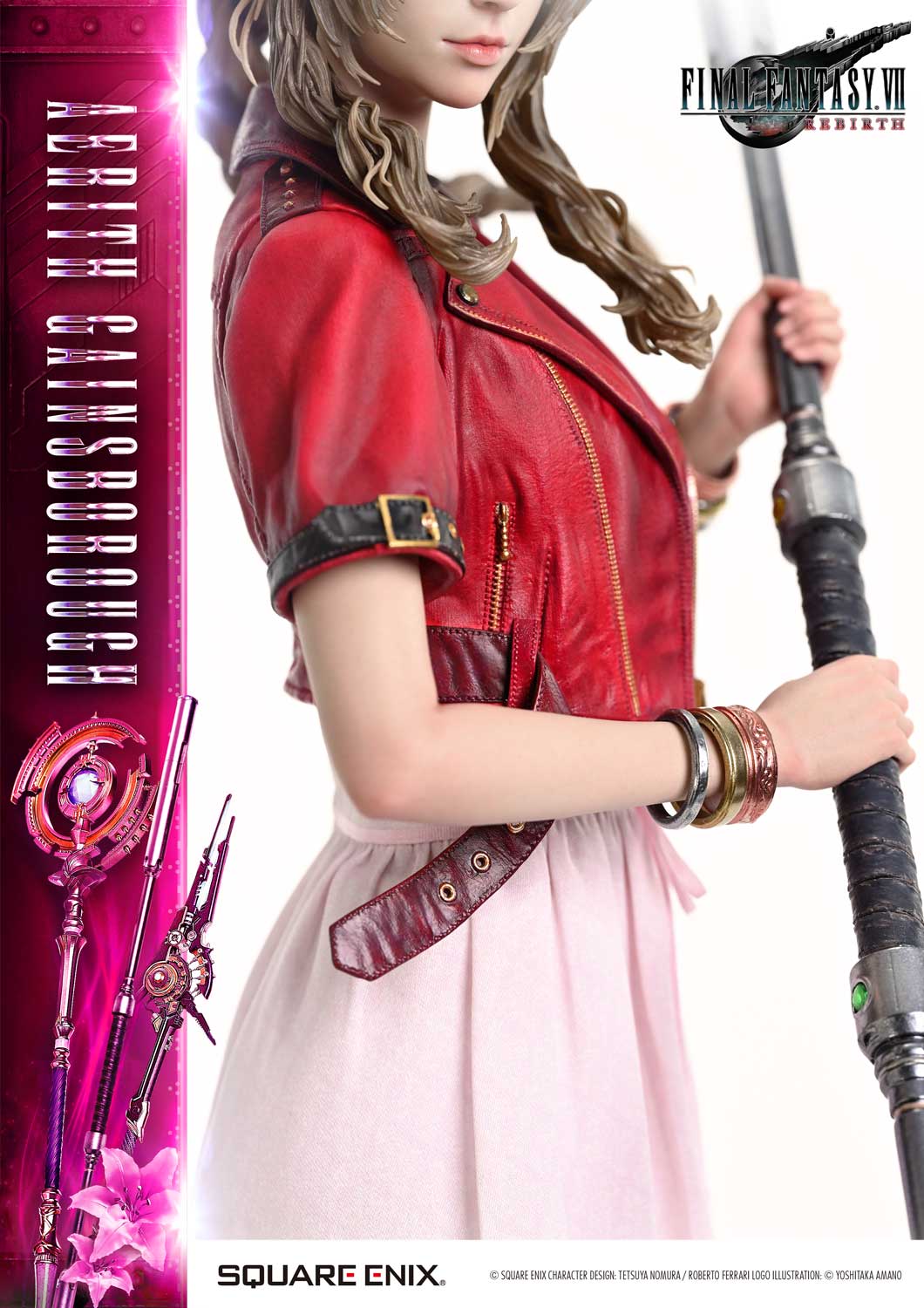 Final Fantasy VII Rebirth Square Enix Masterline Aerith Gainsborough 1/4 Scale Statue Gallery Image 16