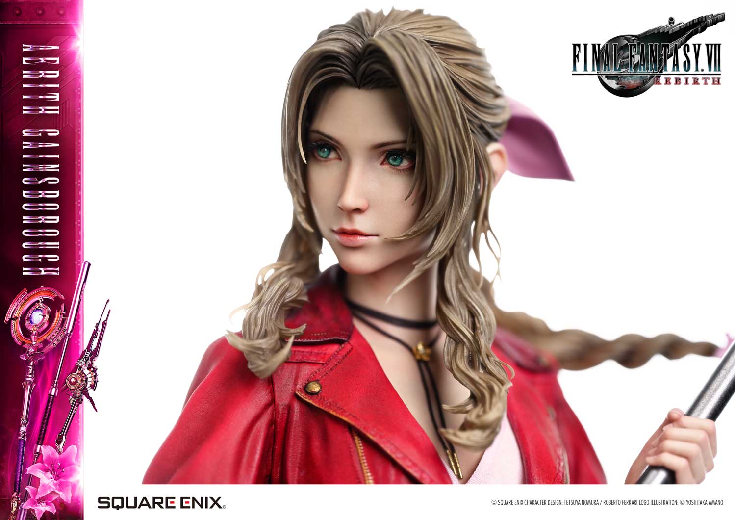 Final Fantasy VII Rebirth Square Enix Masterline Aerith Gainsborough 1/4 Scale Statue Gallery Image 24
