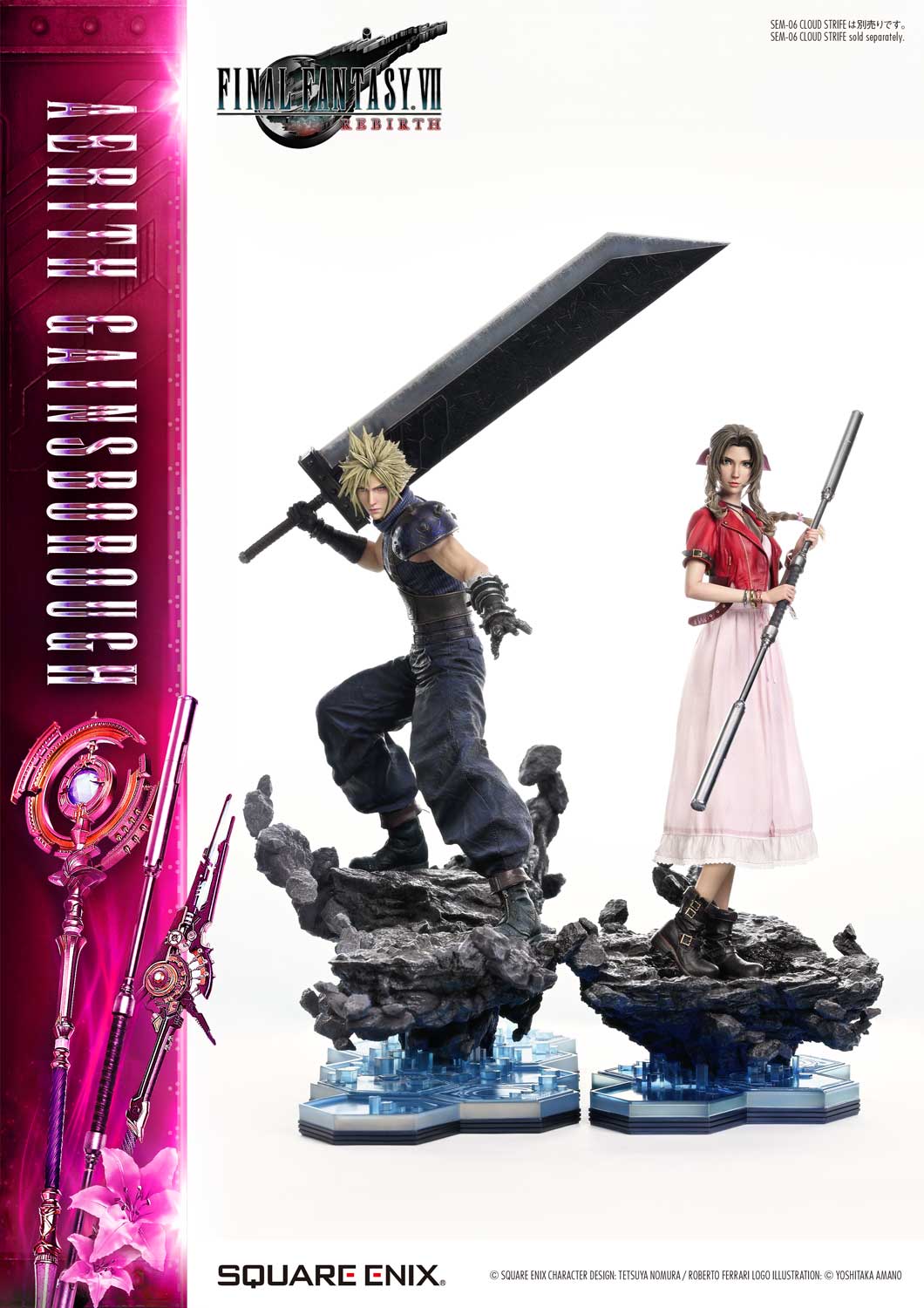 Final Fantasy VII Rebirth Square Enix Masterline Aerith Gainsborough 1/4 Scale Statue Gallery Image 30
