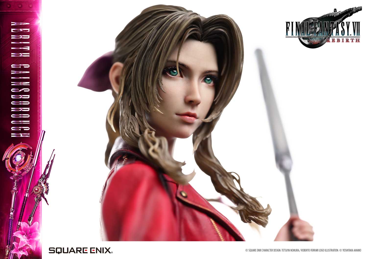Final Fantasy VII Rebirth Square Enix Masterline Aerith Gainsborough 1/4 Scale Statue Gallery Image 23