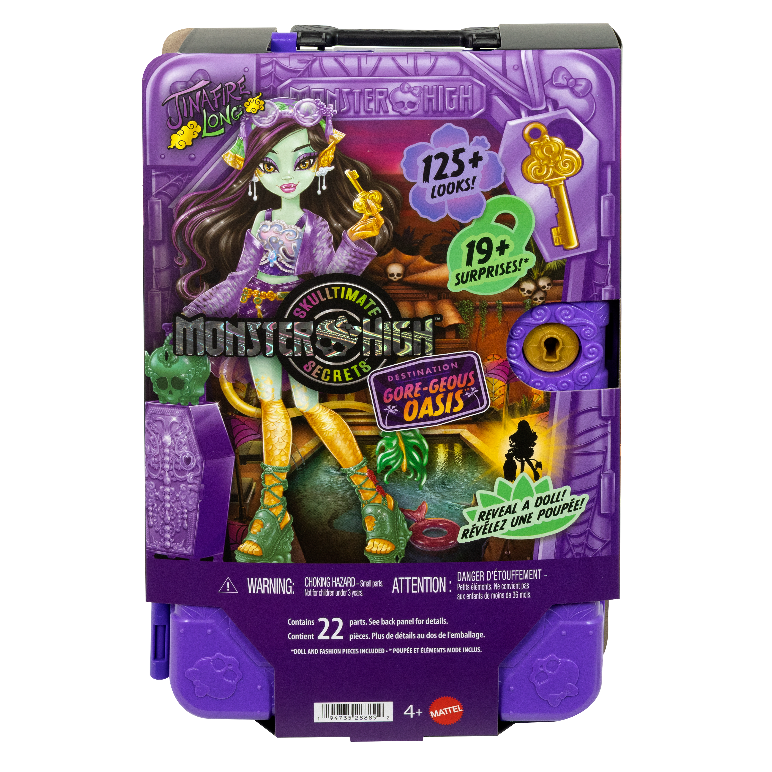 Monster High Skulltimate Secrets Jinafire Long Gore-Geous Oasis