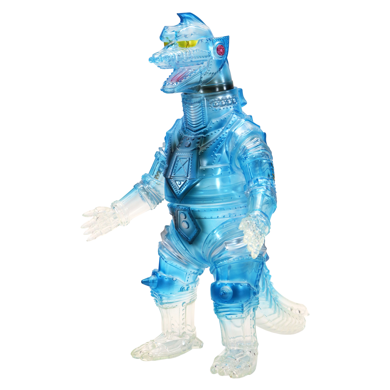 Terror of Mechagodzilla (1975) BIG Retro Soft Vinyl Series Mechagodzilla (Roaring Clear Blue Ver.) Figure Gallery Image 3