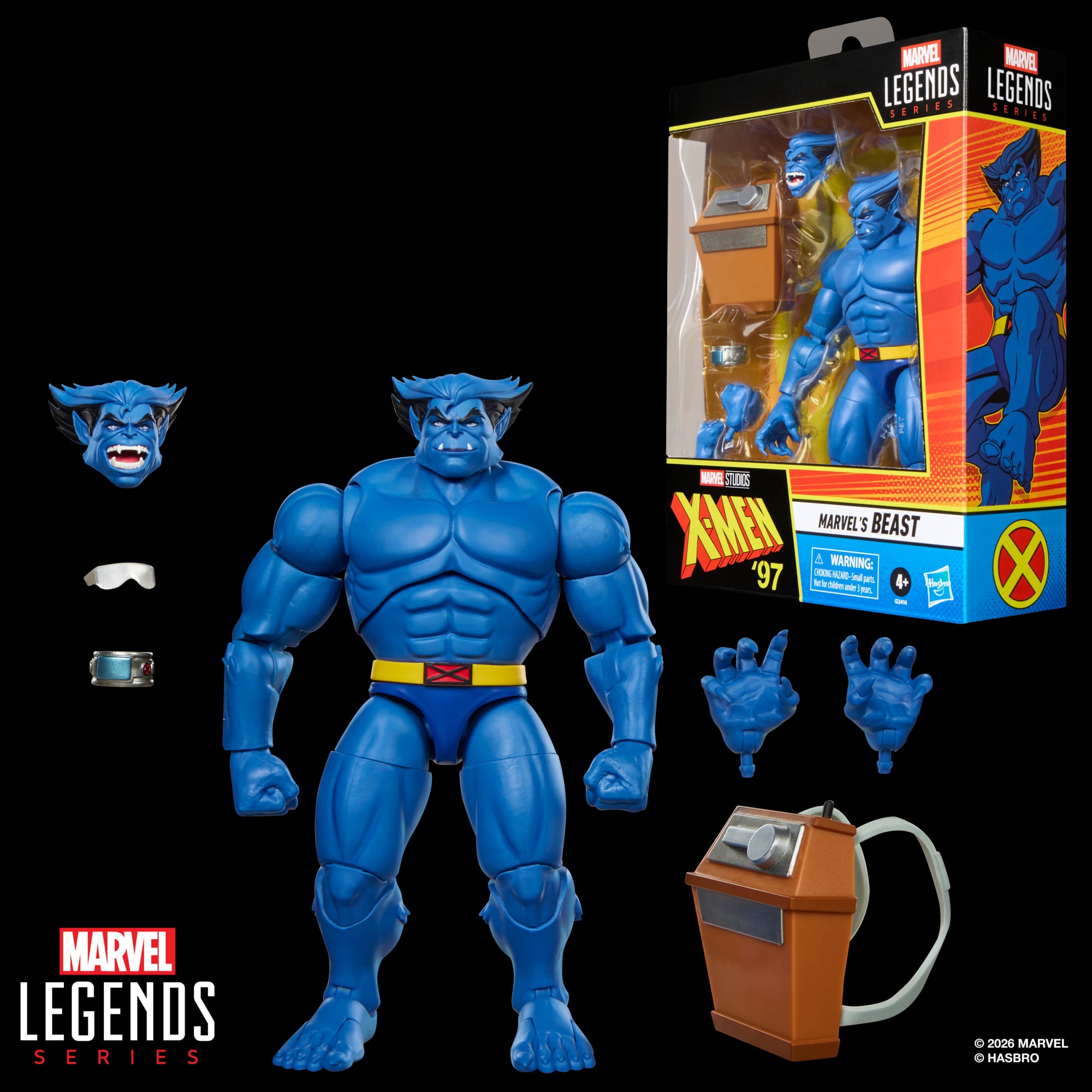 X-Men '97 Marvel Legends Marvel's Beast Action Figure Gallery Image 10