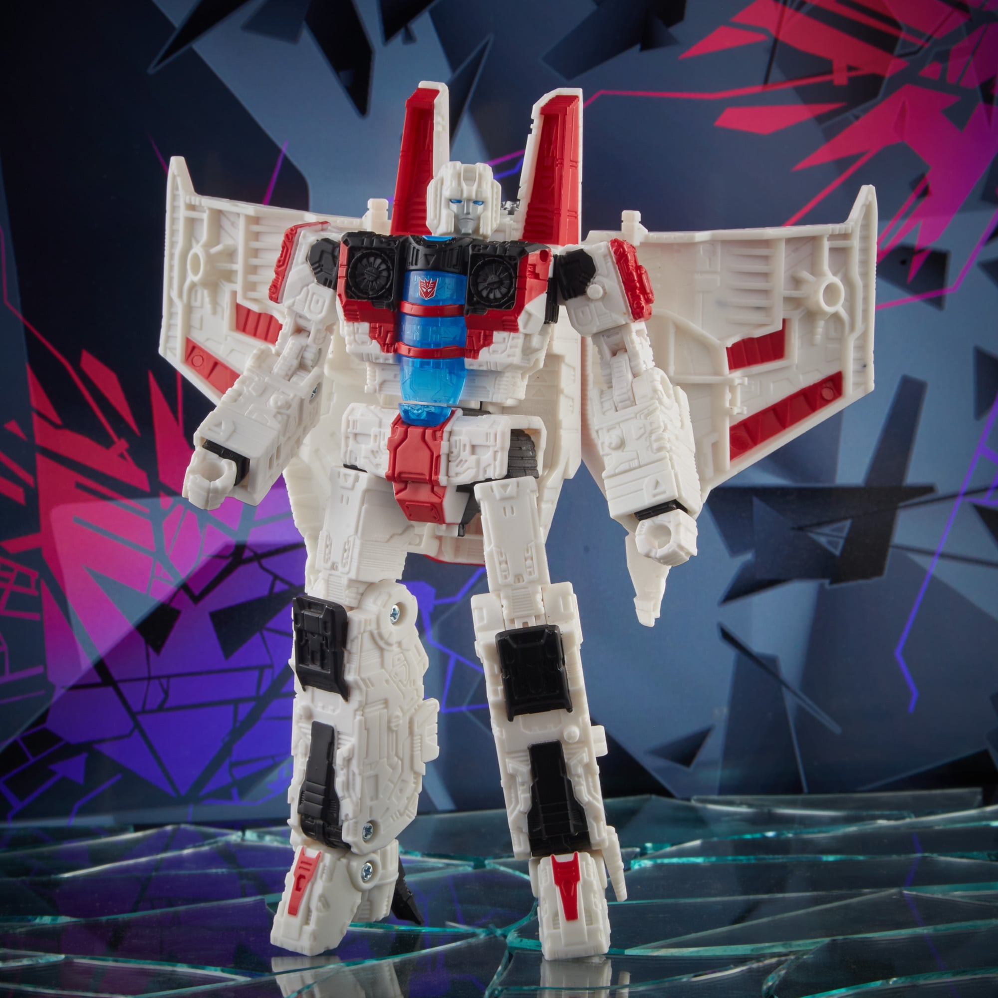 Transformers Shattered Glass Collection Voyager Class Starscream Action Figure Gallery Image 6