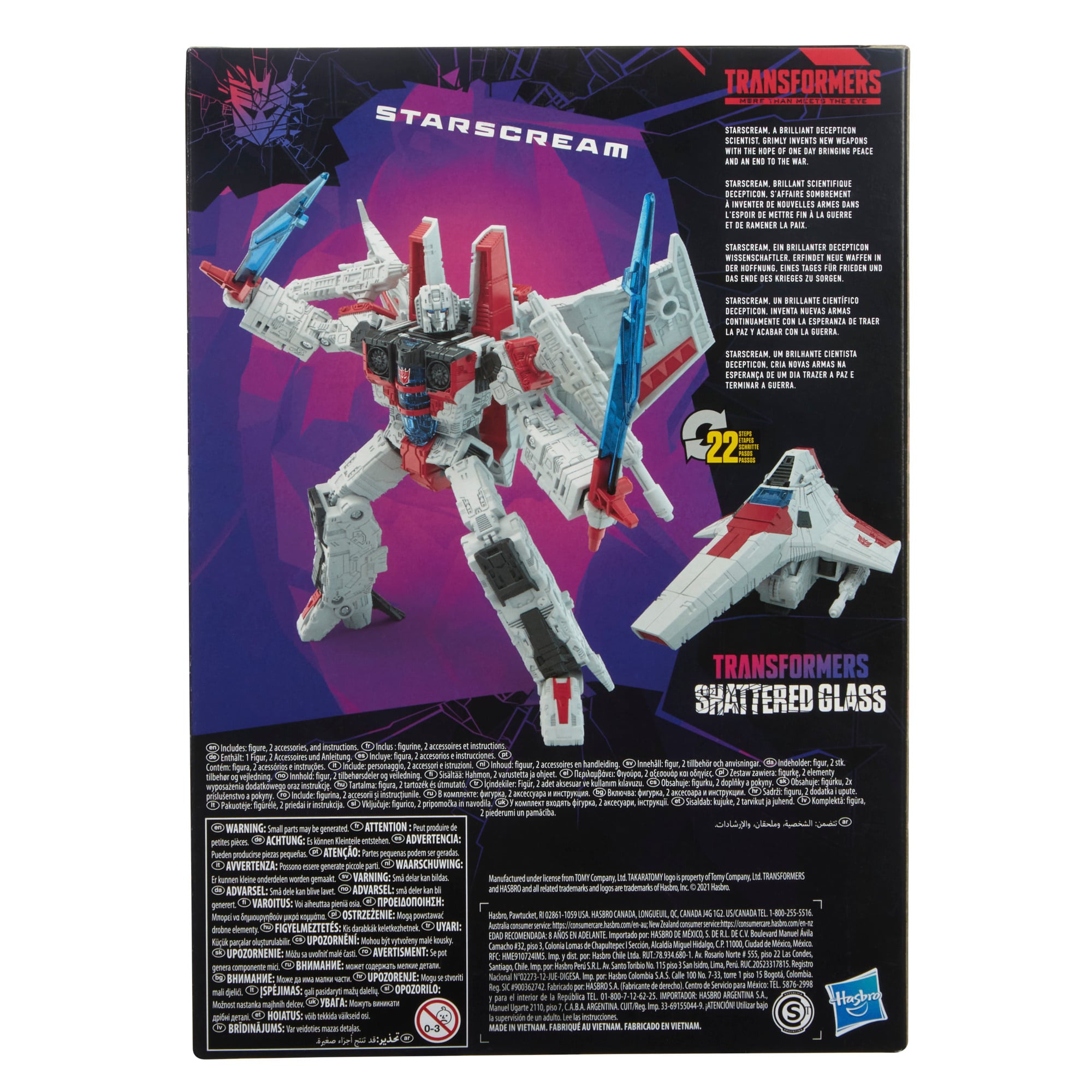 Transformers Shattered Glass Collection Voyager Class Starscream Action Figure Gallery Image 14