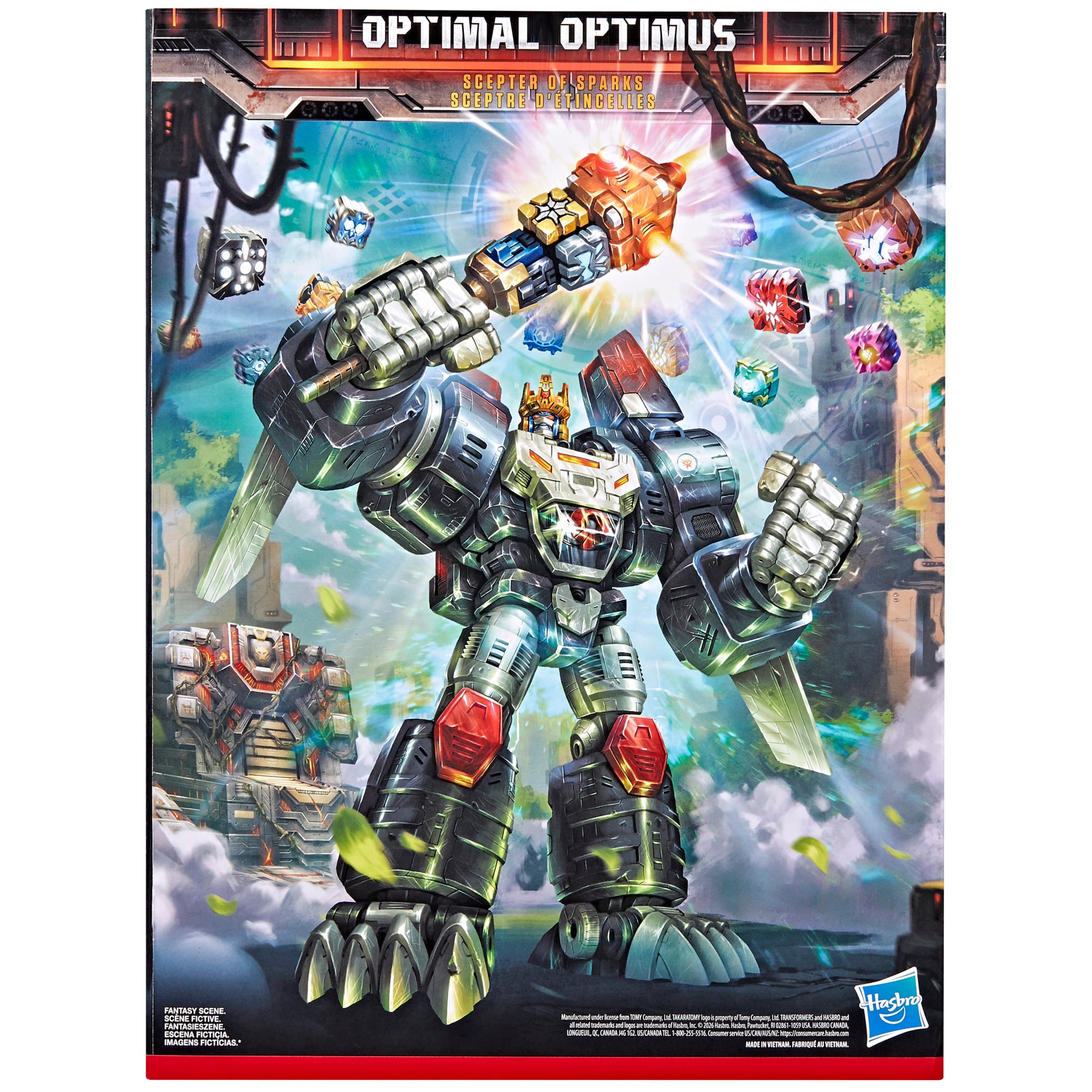 Transformers: Power of the Primes Throne of the Primes Optimal Optimus Action Figure Gallery Image 11