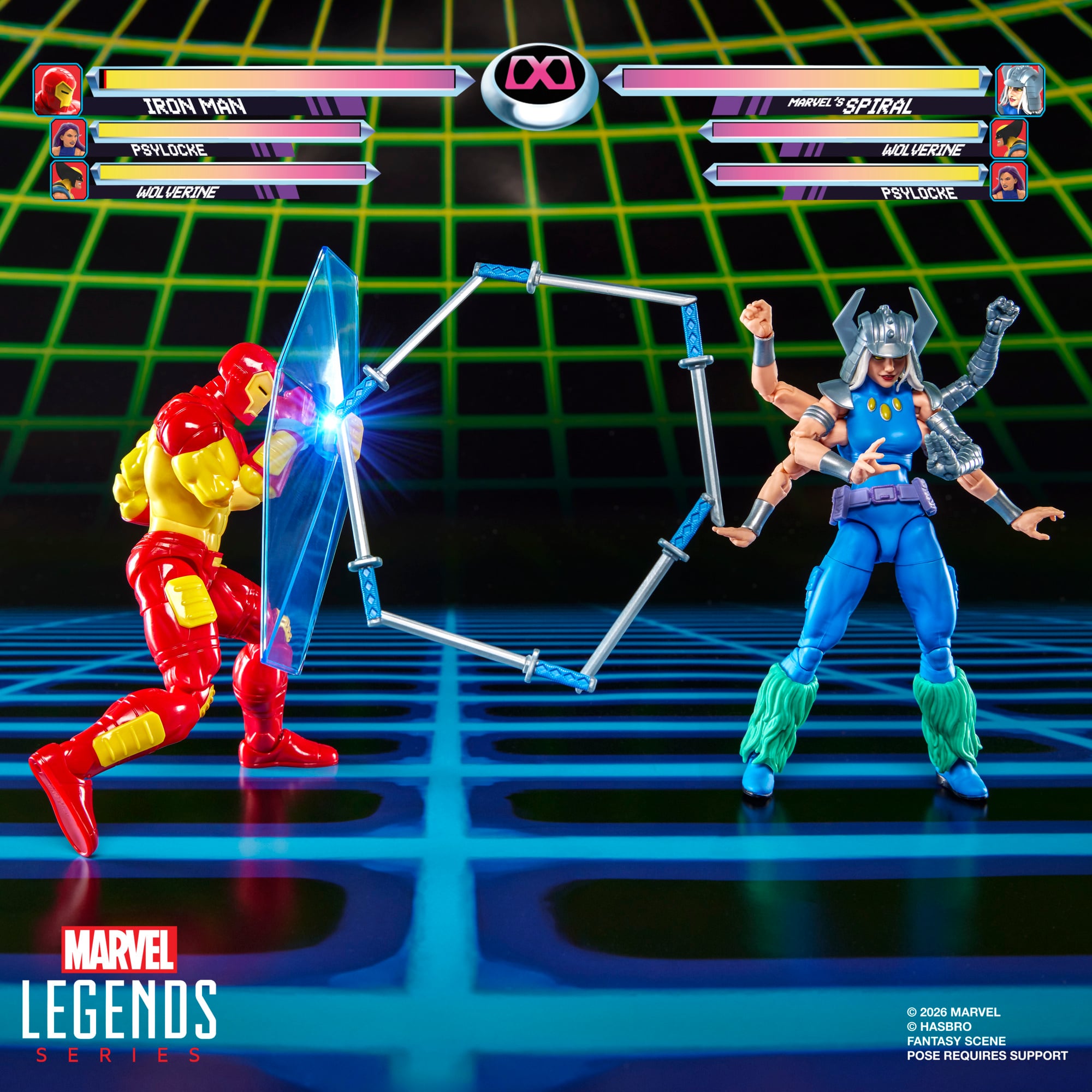 Marvel Legends Gamerverse Iron Man & Marvel's Spiral Action Figure Two-Pack Gallery Image 10
