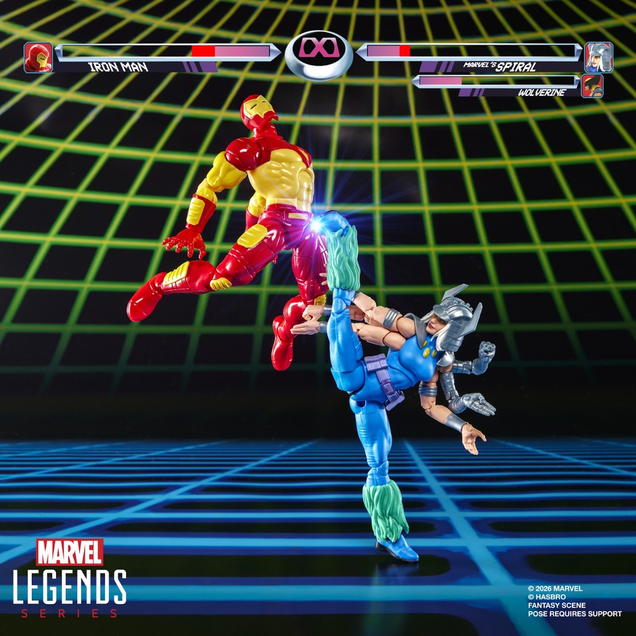 Marvel Legends Gamerverse Iron Man & Marvel's Spiral Action Figure Two-Pack Gallery Image 12