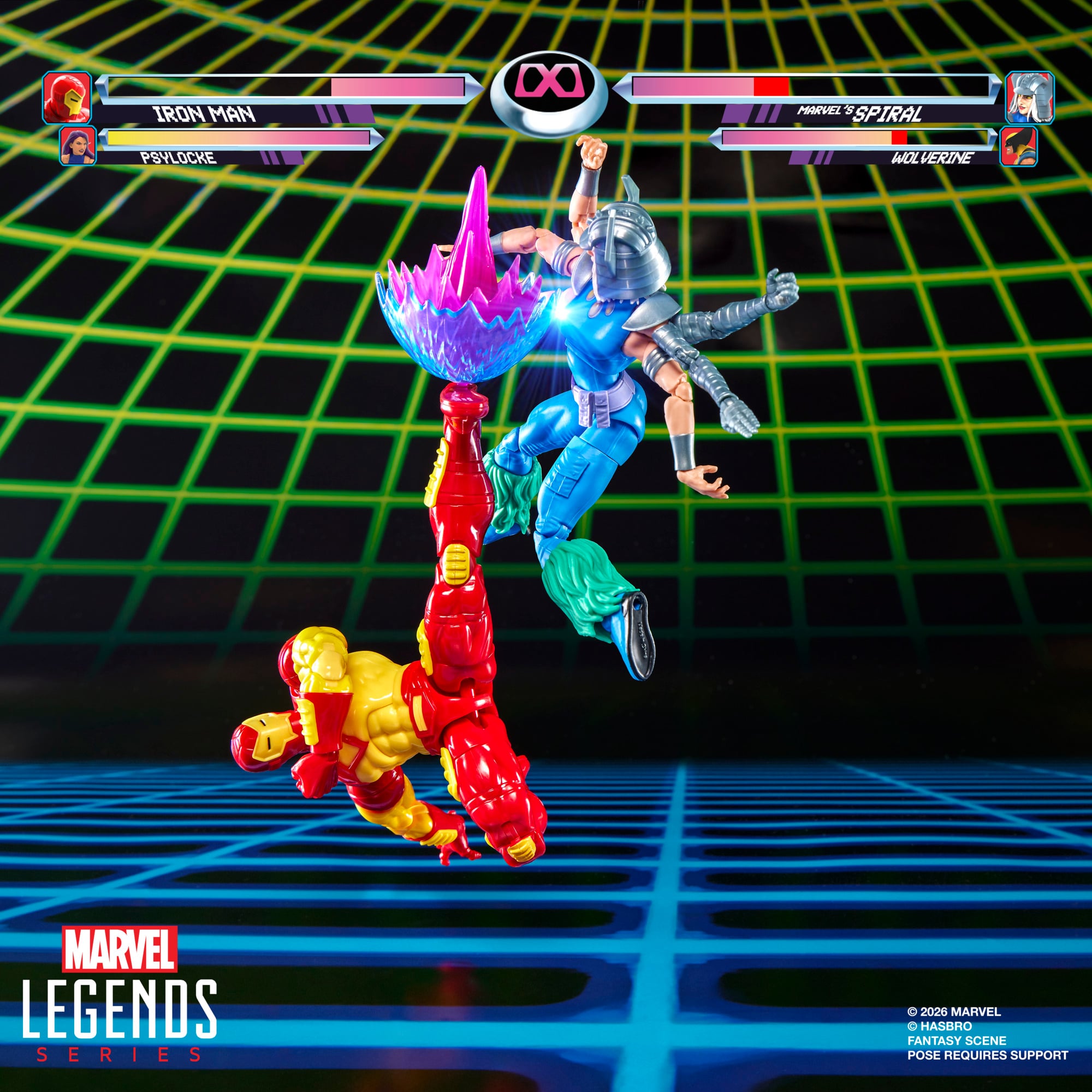 Marvel Legends Gamerverse Iron Man & Marvel's Spiral Action Figure Two-Pack Gallery Image 13