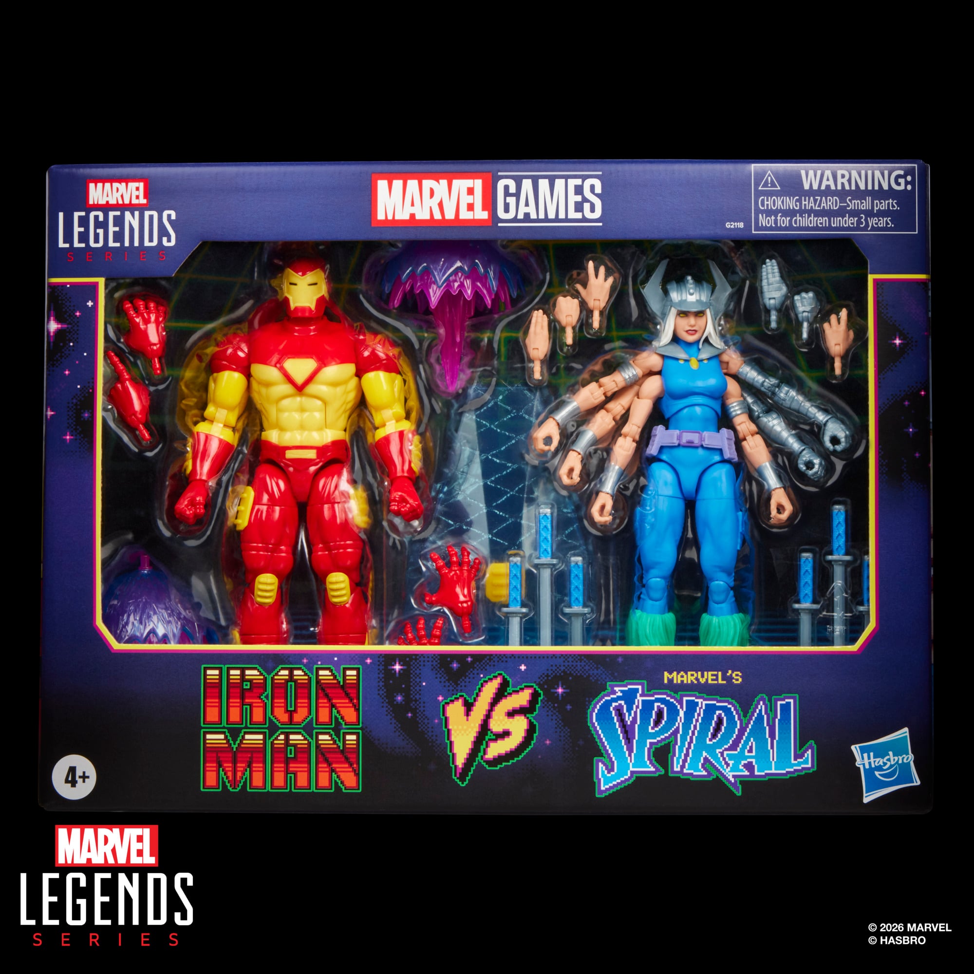 Marvel Legends Gamerverse Iron Man & Marvel's Spiral Action Figure Two-Pack Gallery Image 19